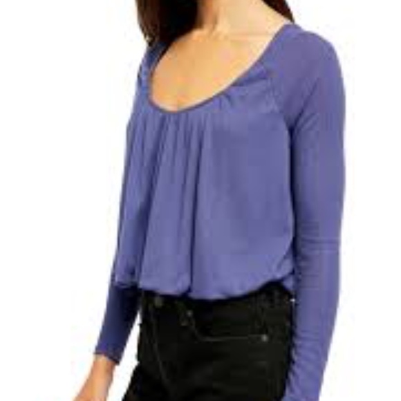 Free People Bondi Long Sleeve Blouson Thermal Top - Picture 2 of 9